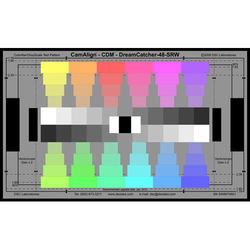 DSC Labs ChromaDuMonde 48 Senior CamAlign Chip Chart DC48S