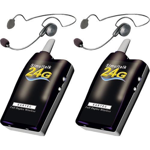 Eartec 2 Simultalk 24G Beltpacks with Cyber Headsets SLT24G2CYB, Eartec, 2, Simultalk, 24G, Beltpacks, with, Cyber, Headsets, SLT24G2CYB