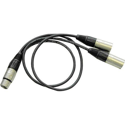 Eartec XLR Female to 2 XLR Male Splitter Cable for TCS TCSSP3