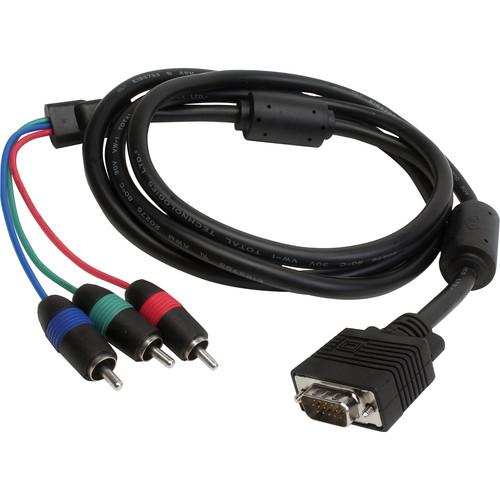 Gefen VGA Male to Component RGB Male Cable (6') CAB-VGA-2-CMP06, Gefen, VGA, Male, to, Component, RGB, Male, Cable, 6', CAB-VGA-2-CMP06