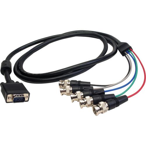 Gefen VGA Male to RGBHV Male Cable (6') CAB-VGA-RGB-06, Gefen, VGA, Male, to, RGBHV, Male, Cable, 6', CAB-VGA-RGB-06,