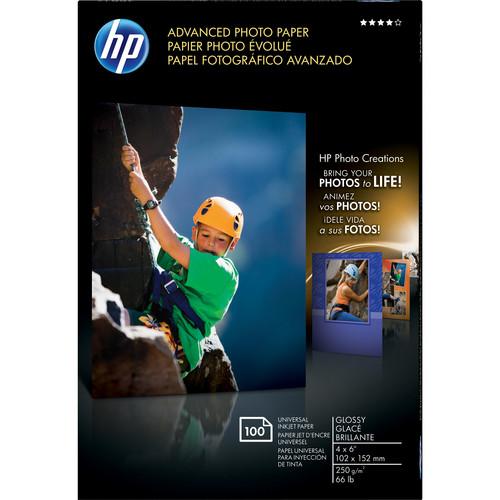 HP Advanced Photo Paper Glossy Borderless (A6) 4x6