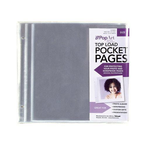 Lineco Topload Page Protectors - (8.5 x 9.5