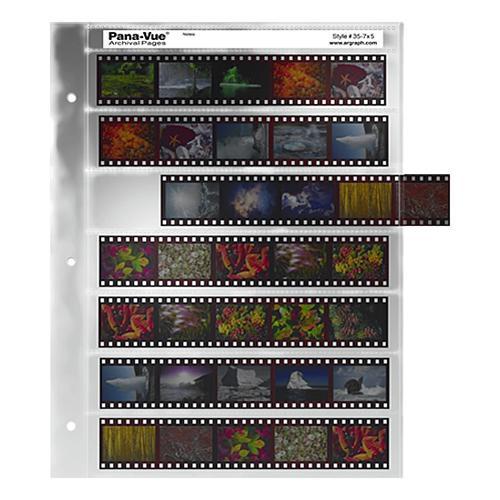 Pana-Vue 35mm Negative Pages (7 Strip/5 Frame, 100 Pages) EPA400, Pana-Vue, 35mm, Negative, Pages, 7, Strip/5, Frame, 100, Pages, EPA400