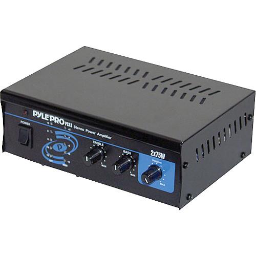 Pyle Pro PCA3 Mini 2 x 75W Stereo Power Amplifier PCA3, Pyle, Pro, PCA3, Mini, 2, x, 75W, Stereo, Power, Amplifier, PCA3,