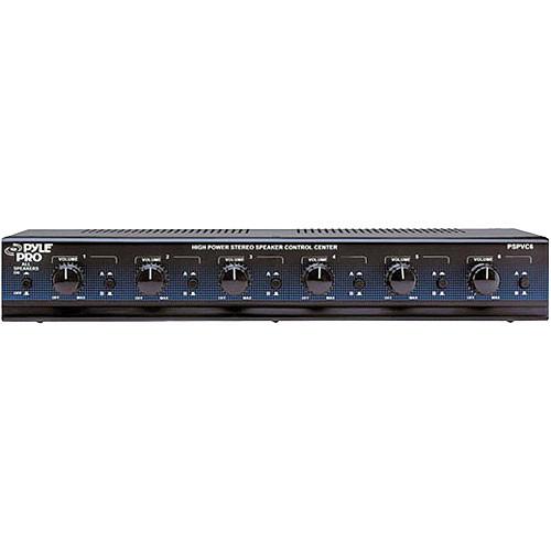 Pyle Pro PSPVC6 6-Channel High Power Speaker Selector PSPVC6