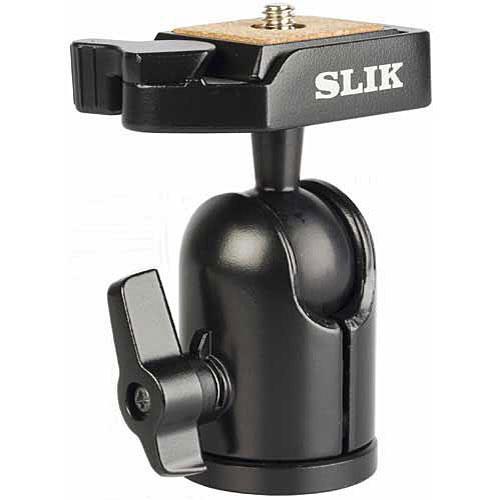 618-744 SHB-100 DQ /& SBH-120 DQ Heads SLIK Quick Release Plate for DQ-10 Adapter Black