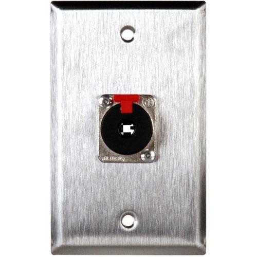 TecNec WPL-1111 Stainless Steel 1-Gang Wall Plate WPL-1111, TecNec, WPL-1111, Stainless, Steel, 1-Gang, Wall, Plate, WPL-1111,
