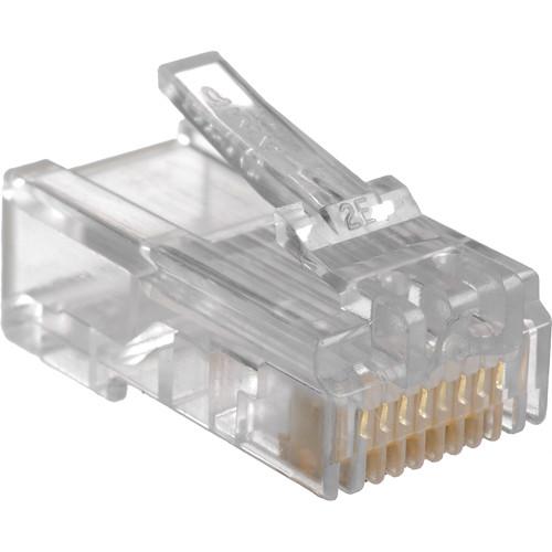 C2G 01942 RJ45 Cat5 8 x 8 Modular Plug for Solid Flat Cable, C2G, 01942, RJ45, Cat5, 8, x, 8, Modular, Plug, Solid, Flat, Cable