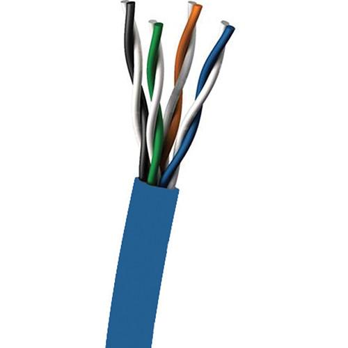 C2G 1000' Cat6 UTP 350MHz Solid PVC Ethernet Cable (Blue) 32591