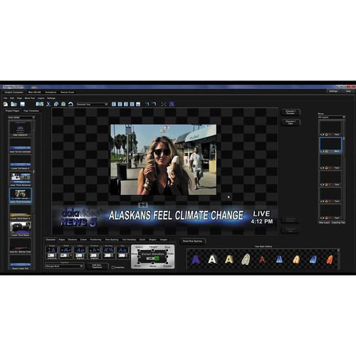 Datavideo CG-350 Character Generator for SD & HD CG-350, Datavideo, CG-350, Character, Generator, SD, HD, CG-350,