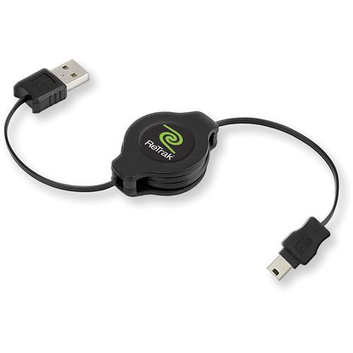 ReTrak ReTrak Retractable USB 2.0 to Mini 5-Pin ETCABLERU2M5