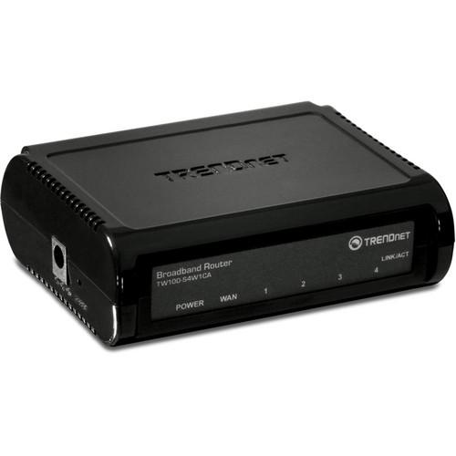 TRENDnet  4-Port Broadband Router TW100-S4W1CA, TRENDnet, 4-Port, Broadband, Router, TW100-S4W1CA, Video